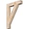 Ekena Millwork Traditional Block Smooth Bracket, Douglas Fir, 5 1/2"W x 32"D x 44"H BKT06X32X44TRA05SDF - alternate 1